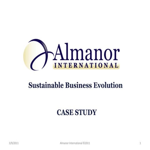 Almanor International Case Study 2011