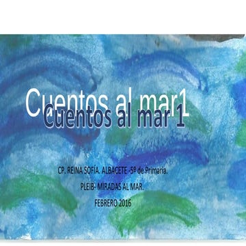 Cuentos al mar 1