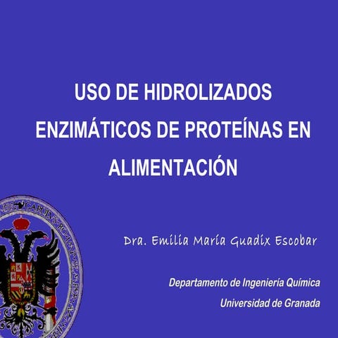 Uso de hidrolizados enzimáticos de proteínas en alimentación