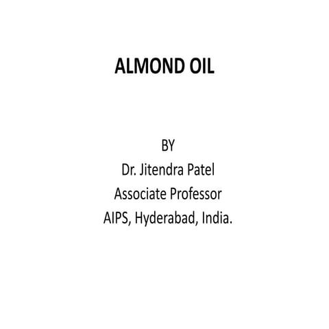 Almond Oil- Mandel- Badam