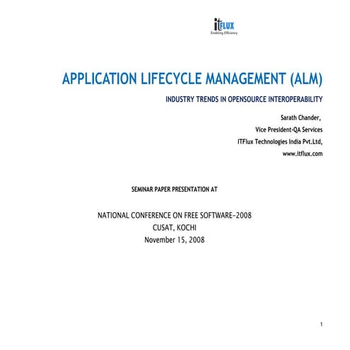 Alm Opensource Seminar