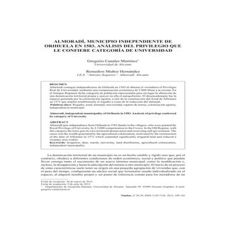 Almoradí universidad