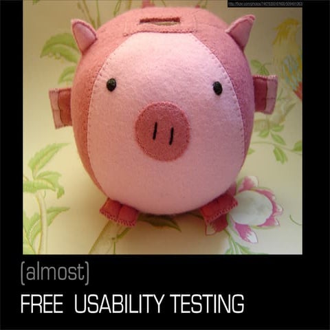 (Almost) Free Usability Testing