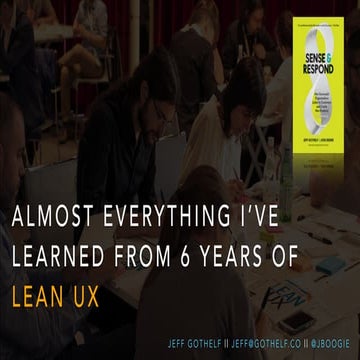 hafentalks #9 - Jeff Gothelf: "Almost Everything I've Learned from 6 Years of...