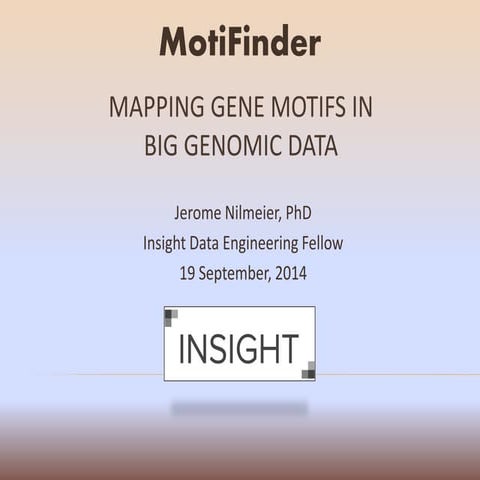 MotiFinder:  locating motifs in the human genome