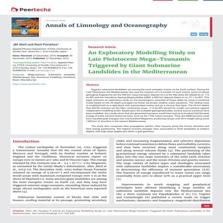 Annals of Limnology and Oceanography