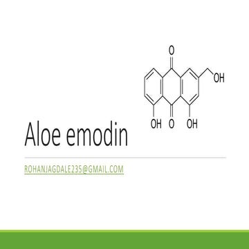 Aloe emodin
