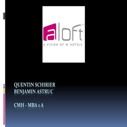 Aloft hotels Presentation. | PPTX