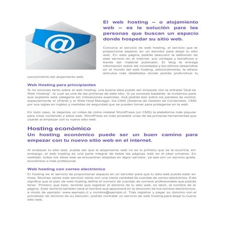 Alojamiento Web - 7hosting