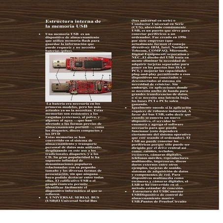 la memoria usb