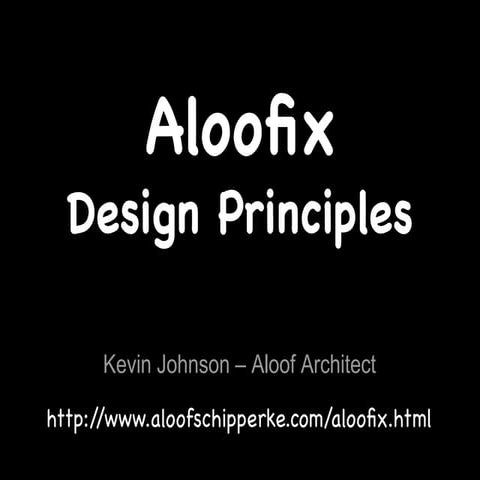 Kevin Johnson, It architect at Aloof labs