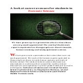 A look at career avenues for students in forensic science