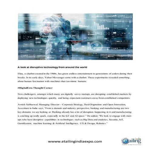 A look at disruptive technology from around the world