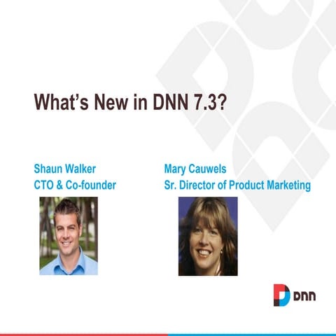A Look at New Features in DNN 7.3