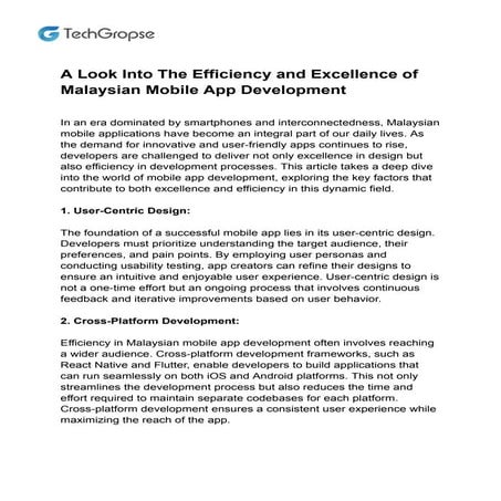 A Look Into The Efficiency and Excellence of Malaysian Mobile App Development.pdf