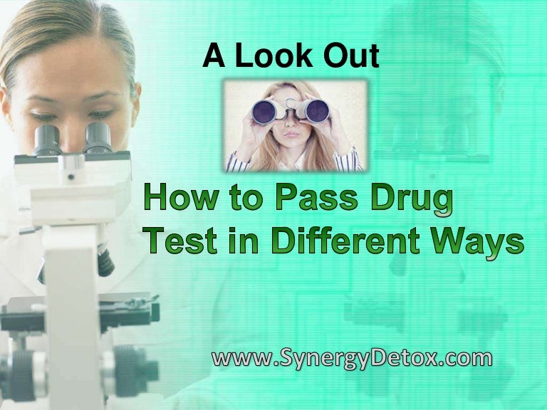 How to pass drug test in different ways