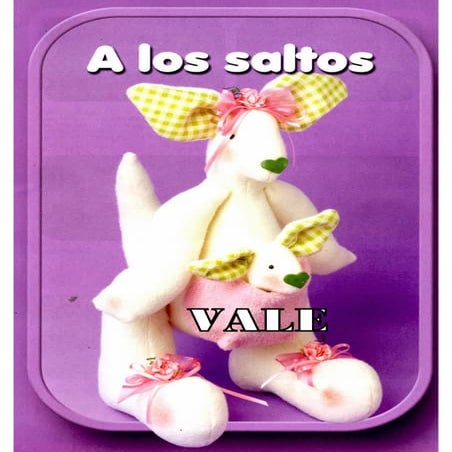 A los saltos (canguro de tela)