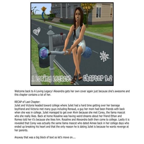 A Loving Legacy! Chapter 3.2. 