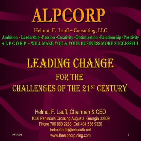 Alpcorp Leading Change Full