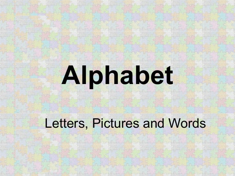 Alphabet