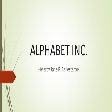 Alphabet Inc. 