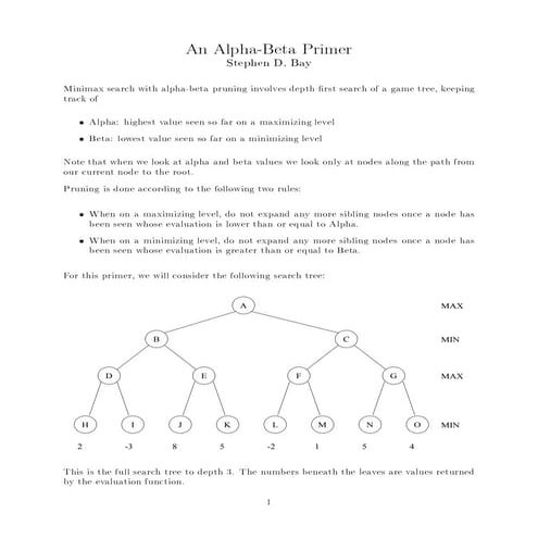 Alpha beta pruning | PPTX