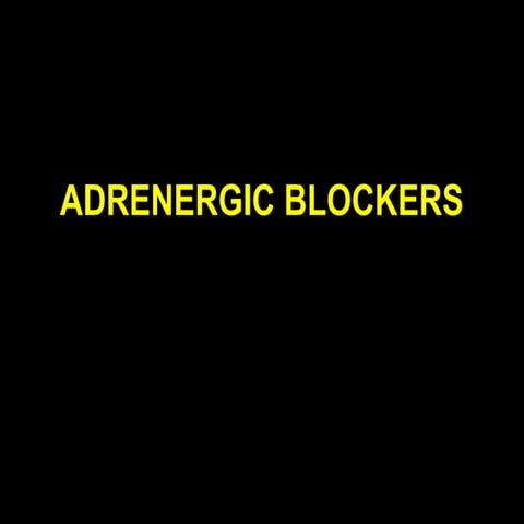 Drugs acting on ANS_Alpha & Beta Blockers.ppt