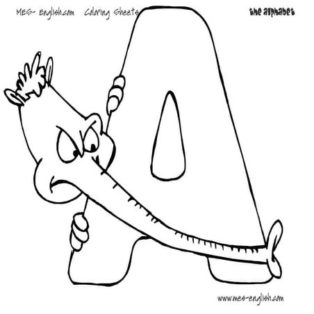 Alphabet Coloring | PDF