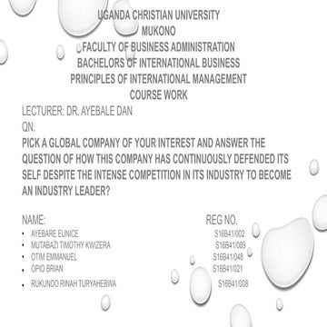 Alphabet Inc. presentation of market strategies