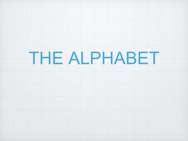 Alphabets kids