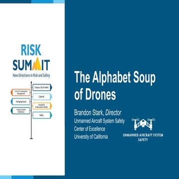 Alphabet Soup of Drones