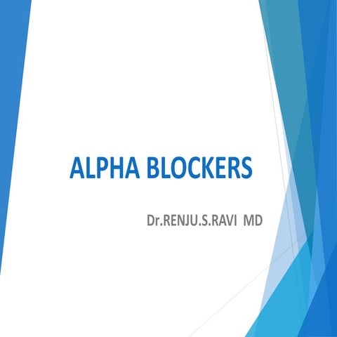 Alpha blockers