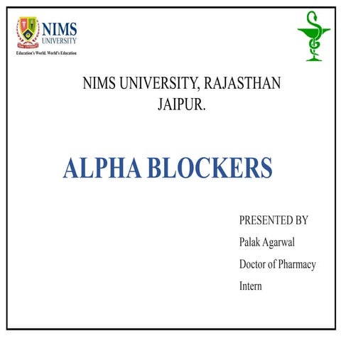 Alpha blockers