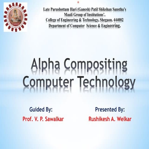 Alpha compositing computer technology