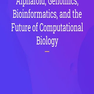 Alphafold and the Future of Computational Biology