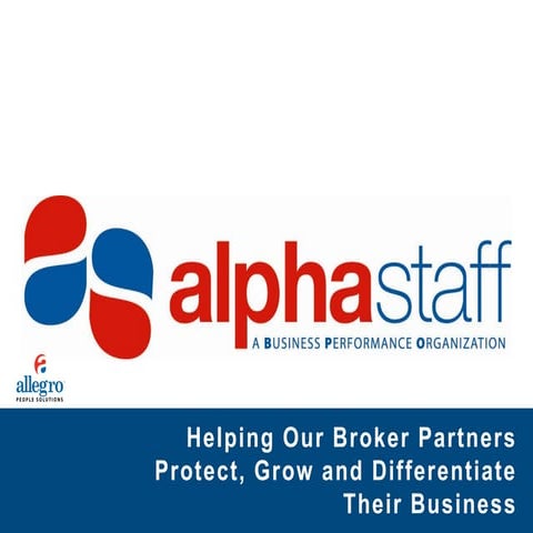 Alphastaff Broker Value  Allegro