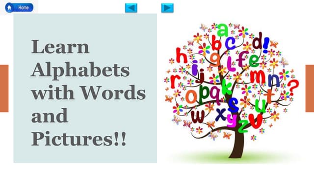 Learning Alphabets