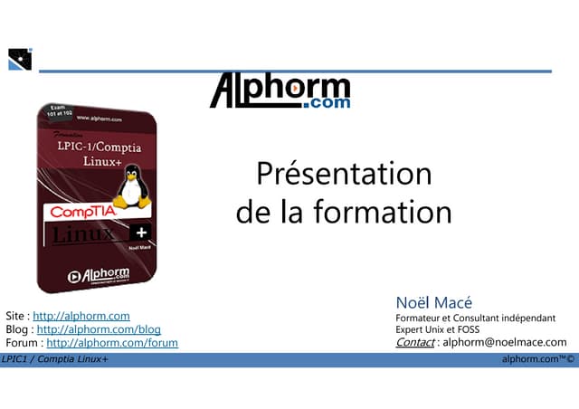 alphorm.com - Formation Linux LPIC-...