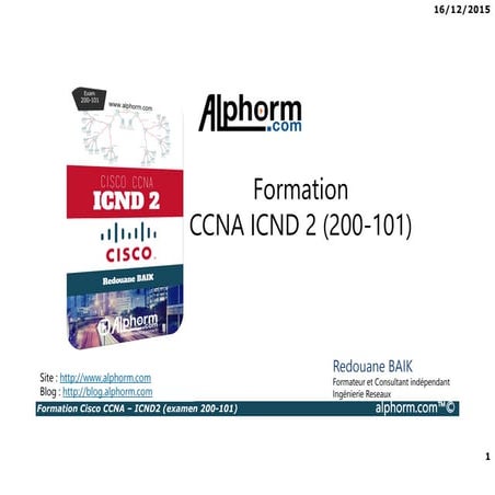 Alphorm.com Formation Cisco ICND2