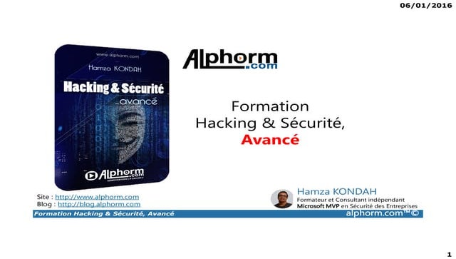 Alphorm.com Formation Hacking et Sécurité , avancé