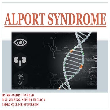 Alport syndrome