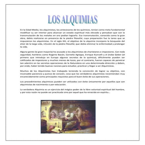 Los Alquimias