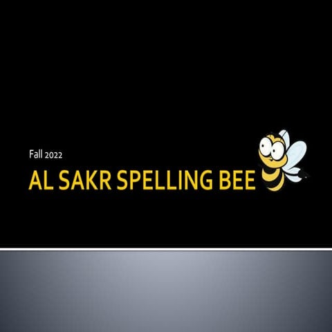 Spelling Bee Awards Ceremony_ Al Sakr Language School.pptx