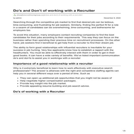 alsaqibrecruitmentgroup.com-Dos and Dont of working with a Recruiter.pdf