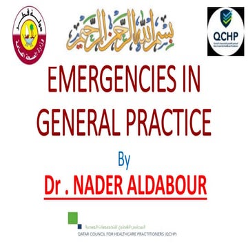 Advanced life support emergencies 