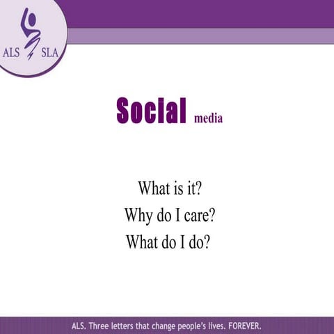 Als Volunteer Social Media Session Slideshare