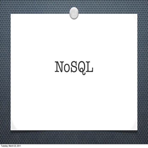 NoSQL