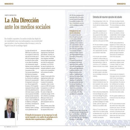 La alta dirección ante los medios sociales