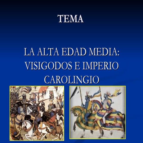 Altaedadmedia bárbaros y carolingios