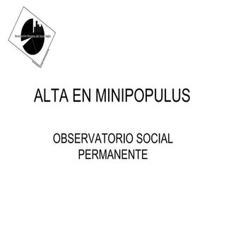 Alta en minipopulus